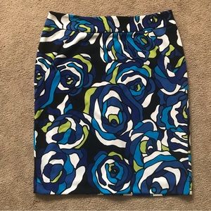 Premise knee length floral skirt size 8